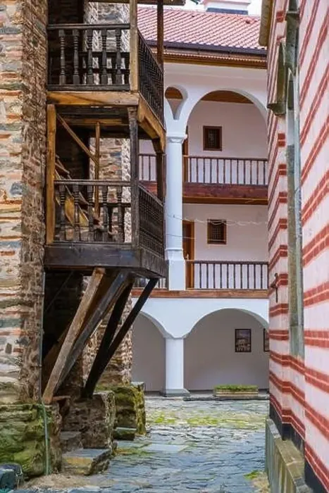 Framed Print : Monastery of Saint Ivan (John) of Rila (Rila Monastery), Bulgaria Framed Print : Monastery of Saint Ivan (John) of Rila (Rila Monastery), Bulgaria