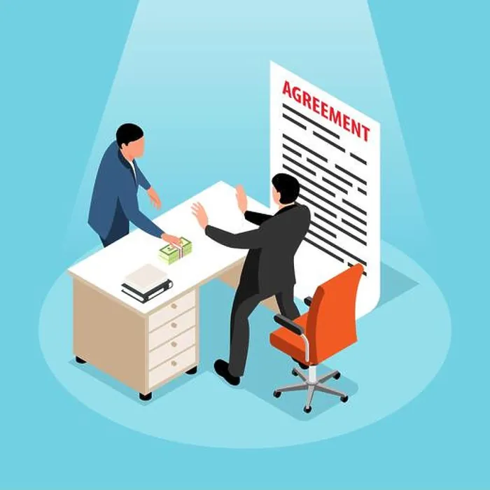 Framed Print : Money laundering isometric background with official male character refusing bribe offered by businessman vector Framed Print : Money laundering isometric background with official male character refusing bribe offered by businessman vector