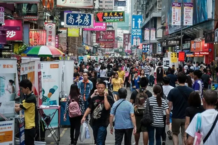 Framed Print : Mongkok or Mong Kok a very densely populated district in Hong Kong is a retail hub Framed Print : Mongkok or Mong Kok a very densely populated district in Hong Kong is a retail hub
