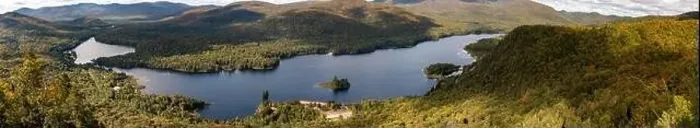 Framed Print : Mont Tremblant national park panoramic photo Framed Print : Mont Tremblant national park panoramic photo