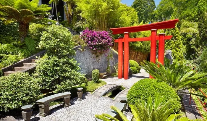 Framed Print : Monte Palace Tropical Garden (Japanese garden) - Monte, Madeira Island, Portugal Framed Print : Monte Palace Tropical Garden (Japanese garden) - Monte, Madeira Island, Portugal