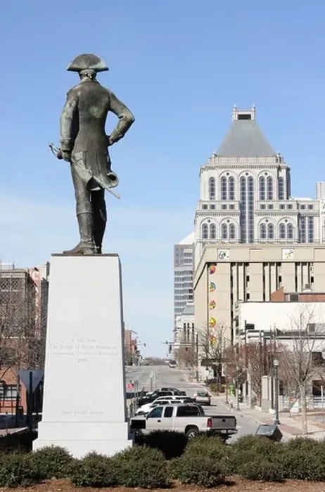 Framed Print : A monument to the man for whom the city is named Framed Print : A monument to the man for whom the city is named
