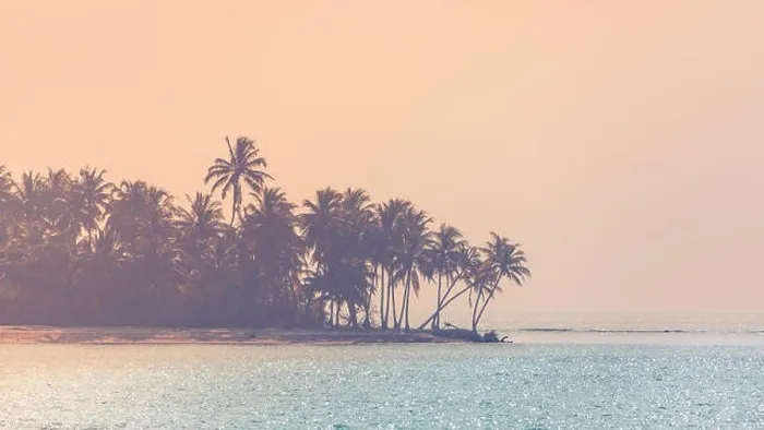 Framed Print : Moody topical beach background, palm trees and shine clear water surface. Perfect tropical destination background banner. Travel and tourism on beach Framed Print : Moody topical beach background, palm trees and shine clear water surface. Perfect tropical destination background banner. Travel and tourism on beach