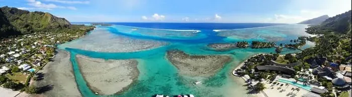 Framed Print : MOOREA, FRENCH POLYNESIA -30 NOV 2018- Aerial view of the Intercontinental Moorea Lagoon Resort and Spa Moorea Framed Print : MOOREA, FRENCH POLYNESIA -30 NOV 2018- Aerial view of the Intercontinental Moorea Lagoon Resort and Spa Moorea