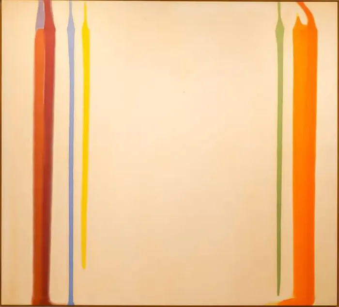 Framed Print : Morris Louis - Pillars of Hercules - 1960 - Acrylic on canvas. Thyssen museum, Madrid Framed Print : Morris Louis - Pillars of Hercules - 1960 - Acrylic on canvas. Thyssen museum, Madrid