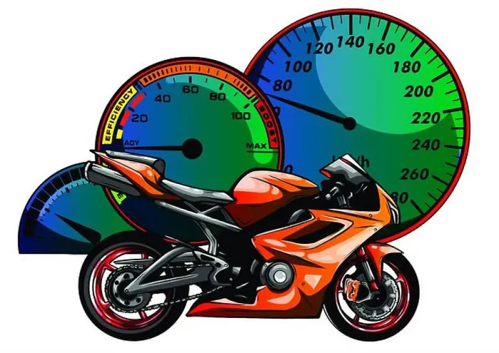 Framed Print : Motorbike rider, abstract vector silhouette. Road motorcycle racing Framed Print : Motorbike rider, abstract vector silhouette. Road motorcycle racing