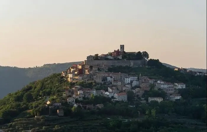 Framed Print : Motovun Village in Croatia. It is a village and a municipality in central Istria Framed Print : Motovun Village in Croatia. It is a village and a municipality in central Istria