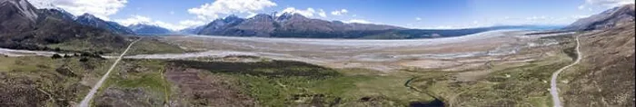 Framed Print : Mount Cook Road drone aereo view, New Zealand, South Island, NZ Framed Print : Mount Cook Road drone aereo view, New Zealand, South Island, NZ