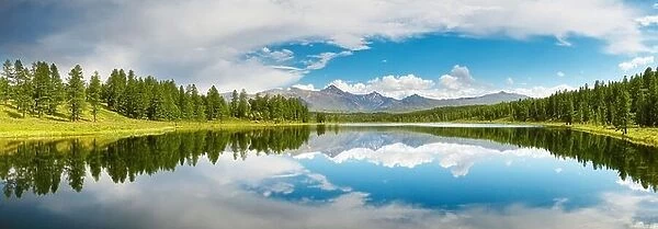 Mountain lake Landscape with beautiful lake
