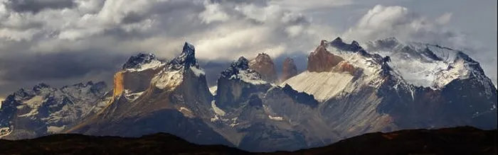 Framed Print : Mountain panorama, Torres del Paine national park, Patagonia, Chile Framed Print : Mountain panorama, Torres del Paine national park, Patagonia, Chile