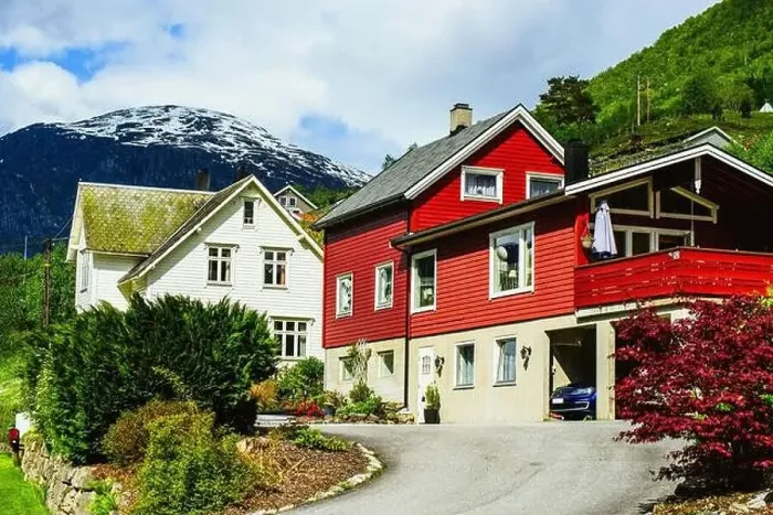Framed Print : Mountains and Fiord over Norwegian Village, Olden, Innvikfjorden, Norway, Europe Framed Print : Mountains and Fiord over Norwegian Village, Olden, Innvikfjorden, Norway, Europe