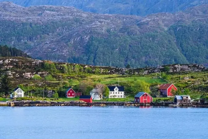 Framed Print : Mountains and Fiord over Norwegian Village, Olden, Innvikfjorden, Norway, Europe Framed Print : Mountains and Fiord over Norwegian Village, Olden, Innvikfjorden, Norway, Europe