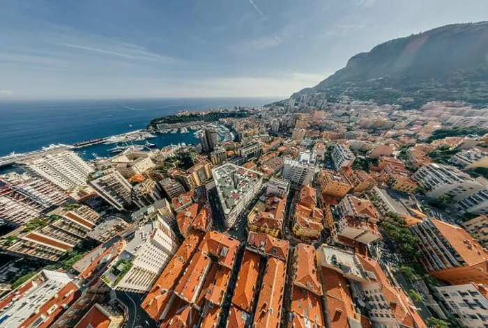 Framed Print : Mountains in Monaco Monte-Carlo city riviera Drone summer photo Air 360 vr virtual reality drone panorama Framed Print : Mountains in Monaco Monte-Carlo city riviera Drone summer photo Air 360 vr virtual reality drone panorama