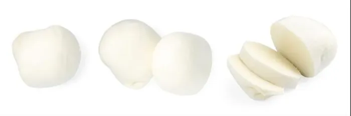 Framed Print : Mozzarella isolated on white, set. Italian cheese Framed Print : Mozzarella isolated on white, set. Italian cheese