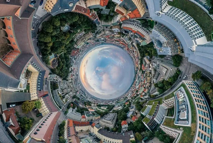 Framed Print : Munich city air drone 360 vr virtual reality panorama Framed Print : Munich city air drone 360 vr virtual reality panorama