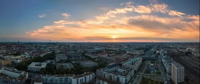 Framed Print : Munich city panorama at sunrise made by a drone to catch the beautiful city as a panorama in the early morning Framed Print : Munich city panorama at sunrise made by a drone to catch the beautiful city as a panorama in the early morning