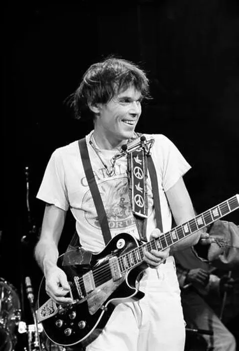 Framed Print : Musician Neil Young plays guitar during the Rust Never Sleeps tour in Madison, Wisconsin in 1978 Framed Print : Musician Neil Young plays guitar during the Rust Never Sleeps tour in Madison, Wisconsin in 1978
