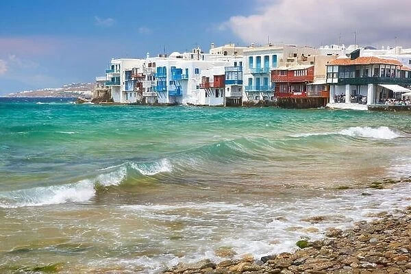 Mykonos Town (Little Venice), Aegean Sea - Mykonos Island, Cyclades, Greece