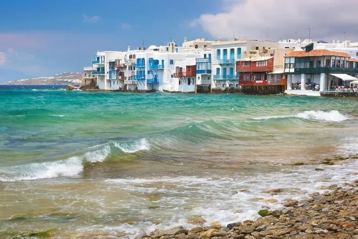 Framed Print : Mykonos Town (Little Venice), Aegean Sea - Mykonos Island, Cyclades, Greece Framed Print : Mykonos Town (Little Venice), Aegean Sea - Mykonos Island, Cyclades, Greece
