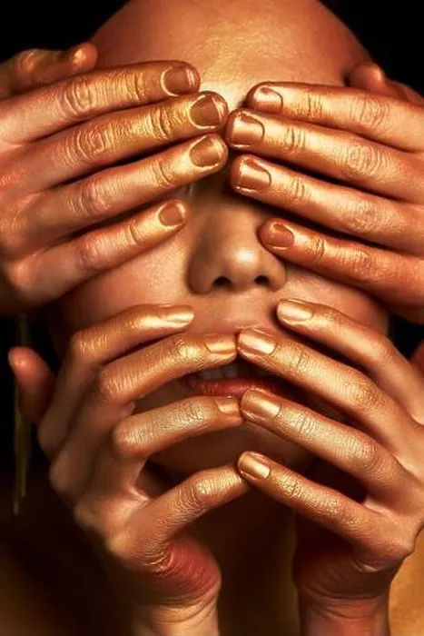 Framed Print : Mysticism, horror. Hands on the face of an Asian-type girl. Close-up Framed Print : Mysticism, horror. Hands on the face of an Asian-type girl. Close-up