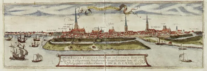Framed Print : N / A. Hamburg. 16th century. Georg Braun; Frans Hogenberg 230 Braun Hamburg HAAB Framed Print : N / A. Hamburg. 16th century. Georg Braun; Frans Hogenberg 230 Braun Hamburg HAAB