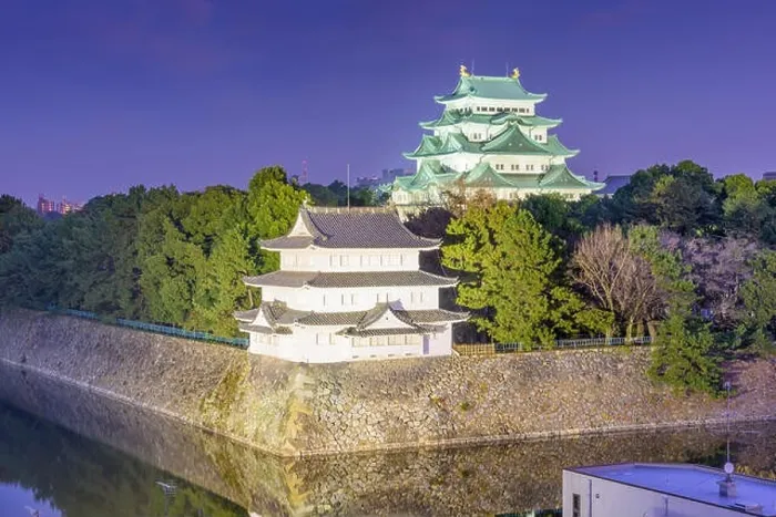 Framed Print : Nagoya, Japan cityscape and castle Framed Print : Nagoya, Japan cityscape and castle