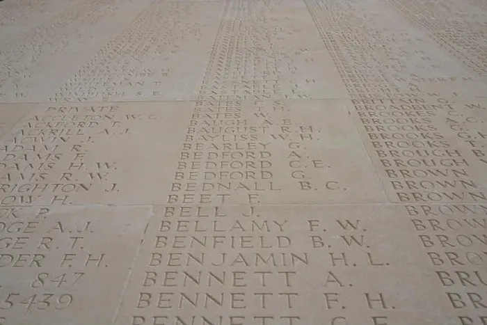 Framed Print : Names engraved on panels at the Thiepval Memorial to the Missing of the Somme 1914-1918 Framed Print : Names engraved on panels at the Thiepval Memorial to the Missing of the Somme 1914-1918