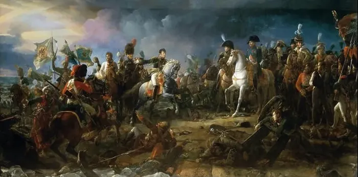 Framed Print : Napoleon at the Battle of Austerlitz in 1805 painted by Francois Gerard Framed Print : Napoleon at the Battle of Austerlitz in 1805 painted by Francois Gerard