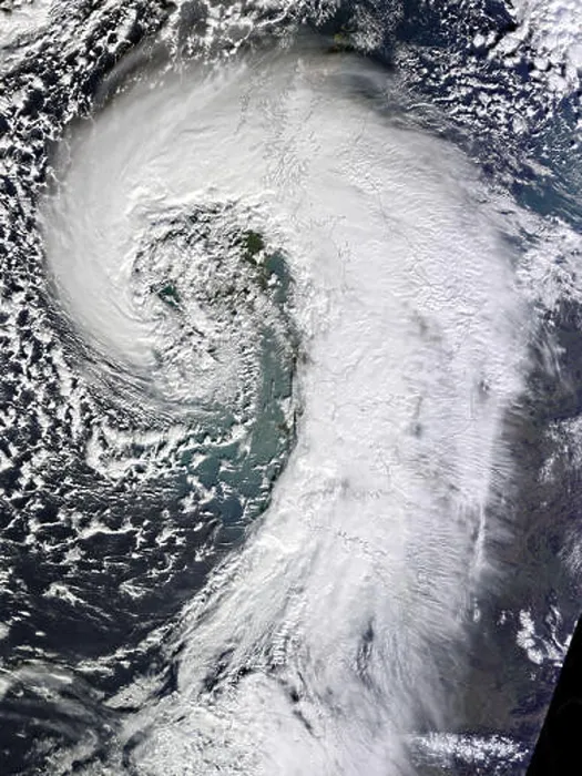 Framed Print : NASA's Terra satellite captured this image of an extratropical cyclone bearing down on the United Kingdom on February Framed Print : NASA's Terra satellite captured this image of an extratropical cyclone bearing down on the United Kingdom on February