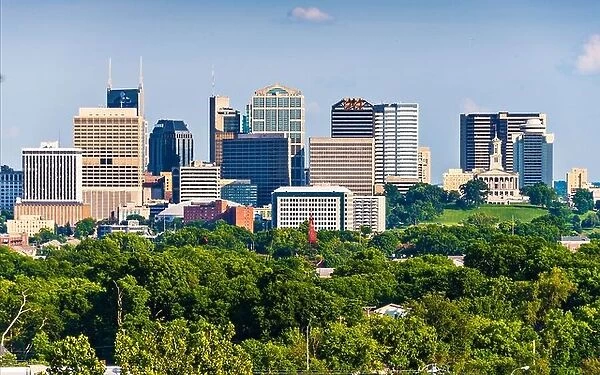 Nashville, Tennessee, USA downtown skyline