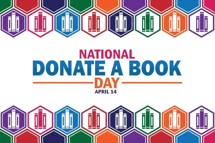 Framed Print : National Donate a Book Day wallpaper with typography. National Donate a Book Day, background Framed Print : National Donate a Book Day wallpaper with typography. National Donate a Book Day, background