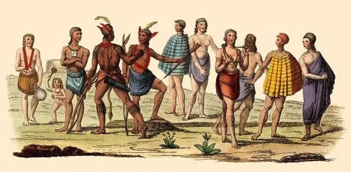 Framed Print : Native Americans, South Carolina, circa 1700 Framed Print : Native Americans, South Carolina, circa 1700