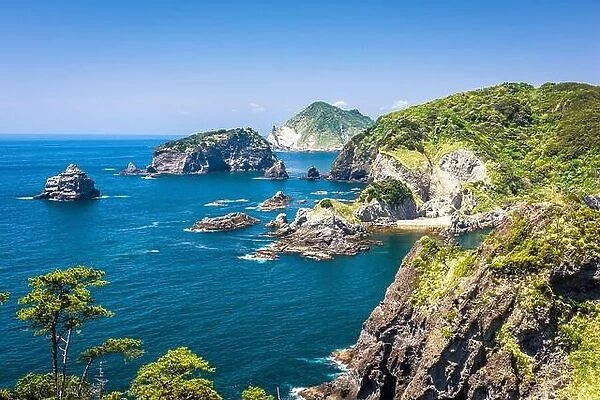 Natural coastal landscape of Izu Peninsula, Shizuoka, Japan