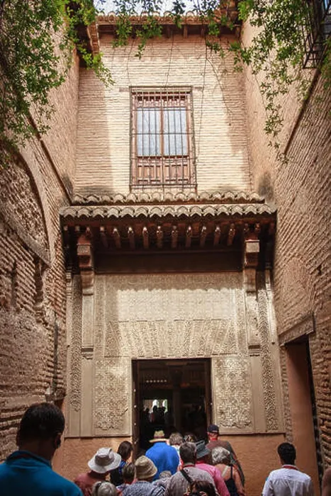 Framed Print : Nazaries palace entrance in Alhambra castle, Granada, Spain Framed Print : Nazaries palace entrance in Alhambra castle, Granada, Spain