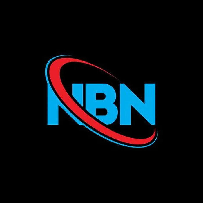 Framed Print : NBN logo. NBN letter. NBN letter logo design Framed Print : NBN logo. NBN letter. NBN letter logo design