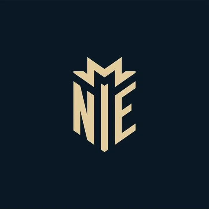 Framed Print : NE initial for law firm logo, lawyer logo, attorney logo design inspiration Framed Print : NE initial for law firm logo, lawyer logo, attorney logo design inspiration
