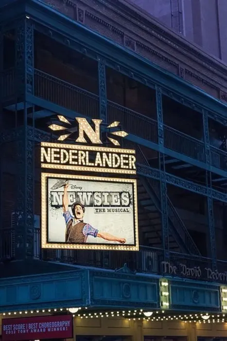 Framed Print : The Nederlander Theater Marquee Featuring Newsies the Musical, New York City, USA 2013 Framed Print : The Nederlander Theater Marquee Featuring Newsies the Musical, New York City, USA 2013