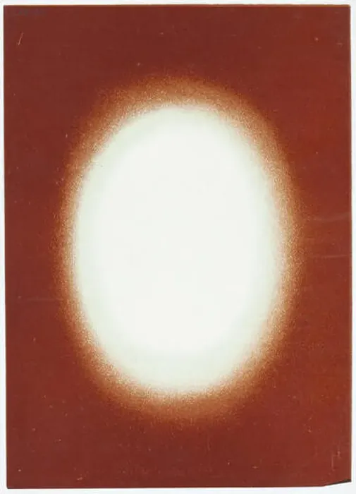 Framed Print : Negative Vignette - Oval Halo, circa 1900 Framed Print : Negative Vignette - Oval Halo, circa 1900