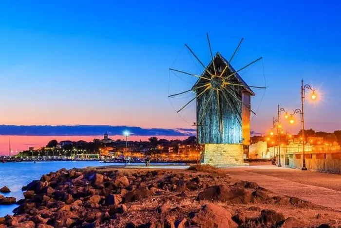 Framed Print : Nessebar (Nesebar), Bulgaria. The Ancient City of Nessebar, the wooden windmill. Black Sea Coast, Burgas Framed Print : Nessebar (Nesebar), Bulgaria. The Ancient City of Nessebar, the wooden windmill. Black Sea Coast, Burgas
