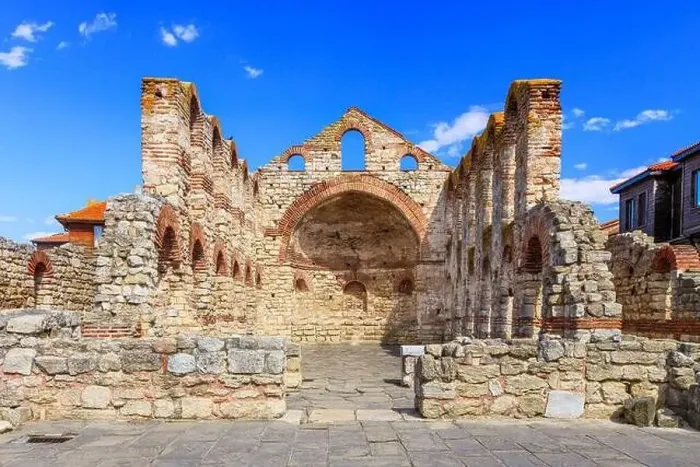 Framed Print : Nessebar (Nesebar), Bulgaria. The Ancient City of Nessebar, Church of St. Sophia. Black Sea Coast, Burgas