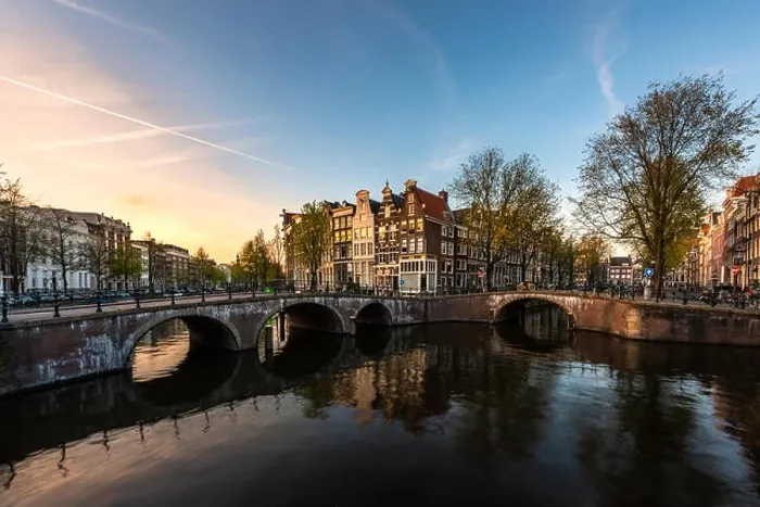 Framed Print : Netherlands traditional houses and Amsterdam canal in Amsterdam, Netherlands Framed Print : Netherlands traditional houses and Amsterdam canal in Amsterdam, Netherlands