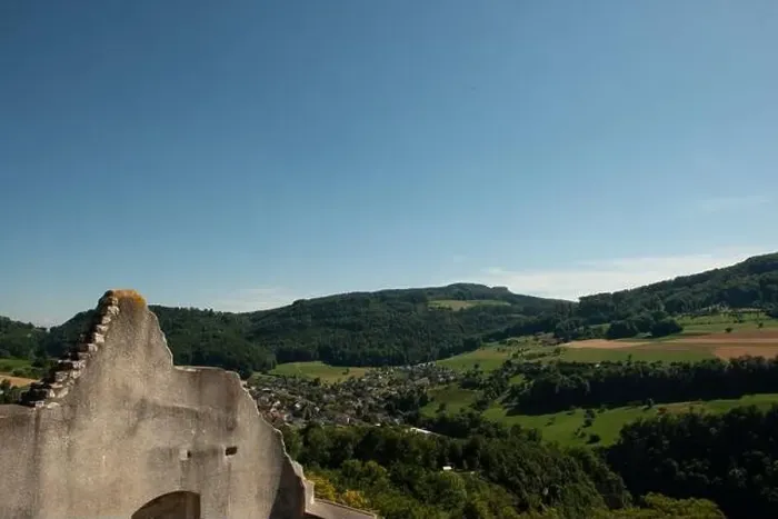 Framed Print : Neu-Homburg Castle from the air - Drone photography Framed Print : Neu-Homburg Castle from the air - Drone photography