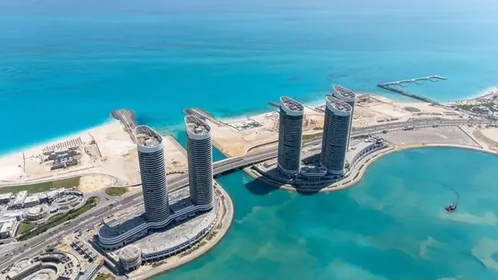 Framed Print : New Alamein, North coast, Egypt towers, Drone photography, Egypt drone Framed Print : New Alamein, North coast, Egypt towers, Drone photography, Egypt drone
