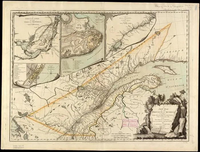Framed Print : A new map of the Province of Quebec Framed Print : A new map of the Province of Quebec