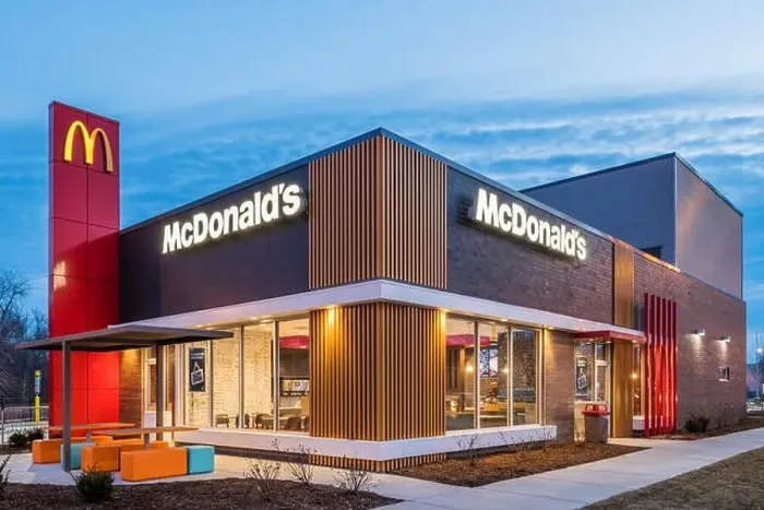 Framed Print : New McDonalds retail store design on the West Side Framed Print : New McDonalds retail store design on the West Side