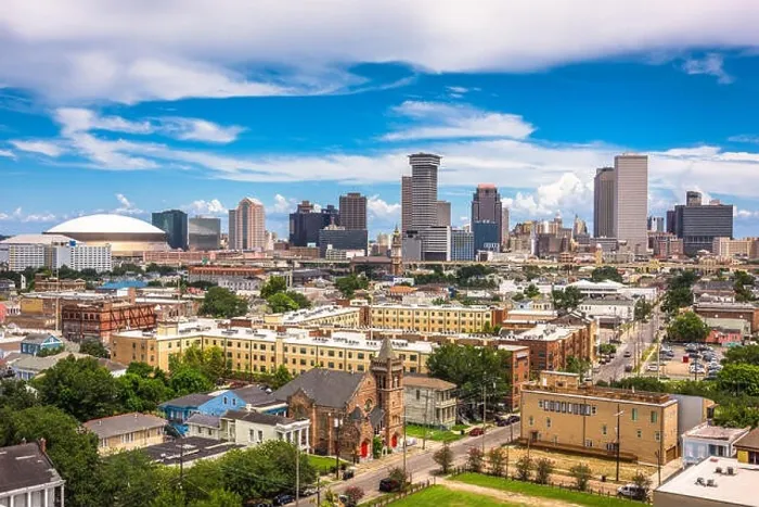 Framed Print : New Orleans, Louisiana, USA downtown city skyline Framed Print : New Orleans, Louisiana, USA downtown city skyline