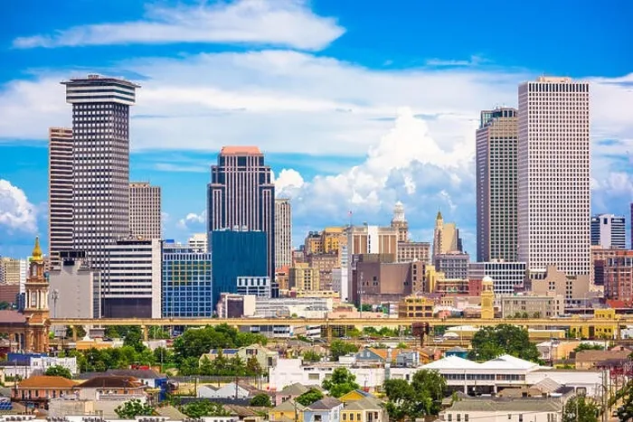 Framed Print : New Orleans, Louisiana, USA downtown skyline Framed Print : New Orleans, Louisiana, USA downtown skyline