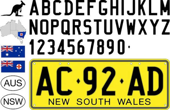 Framed Print : New South Wales car license plate pattern, letters, numbers and symbols, vector illustration, Australia Framed Print : New South Wales car license plate pattern, letters, numbers and symbols, vector illustration, Australia