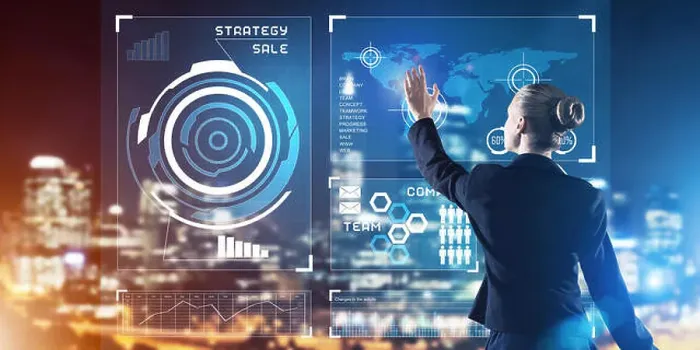 Framed Print : New technologies and innovations as methods for effective modern business