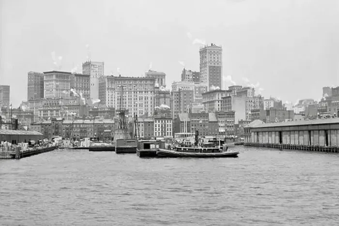Framed Print : New York City skyline 1906 Framed Print : New York City skyline 1906